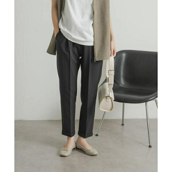楽天市場】ハイウエストベルト付きテーパードパンツ／アーバンリサーチ
