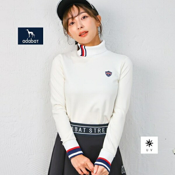 【新レーベル ADABAT NAVY】せとはるコラボ モックT／アダバット（adabat）