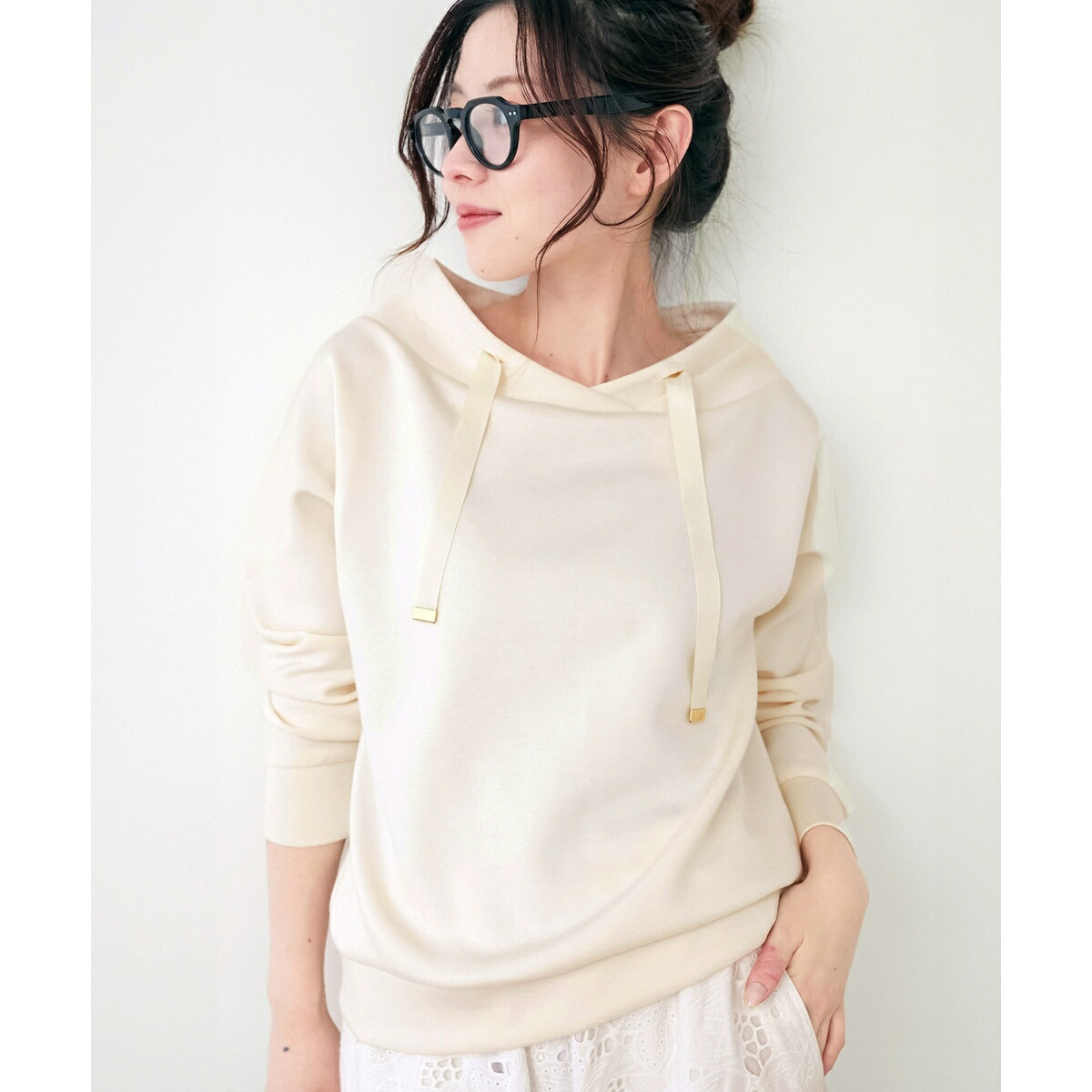 《WEB限定アイテム》パーカーライクデザイントップス／ルクールブラン（le.coeur blanc） 4,554円