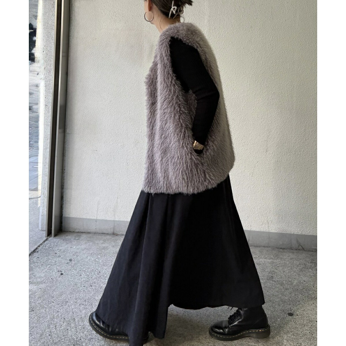 楽天市場】◇666トリプルシックスフェイクファーベストLEOPERD☆送料