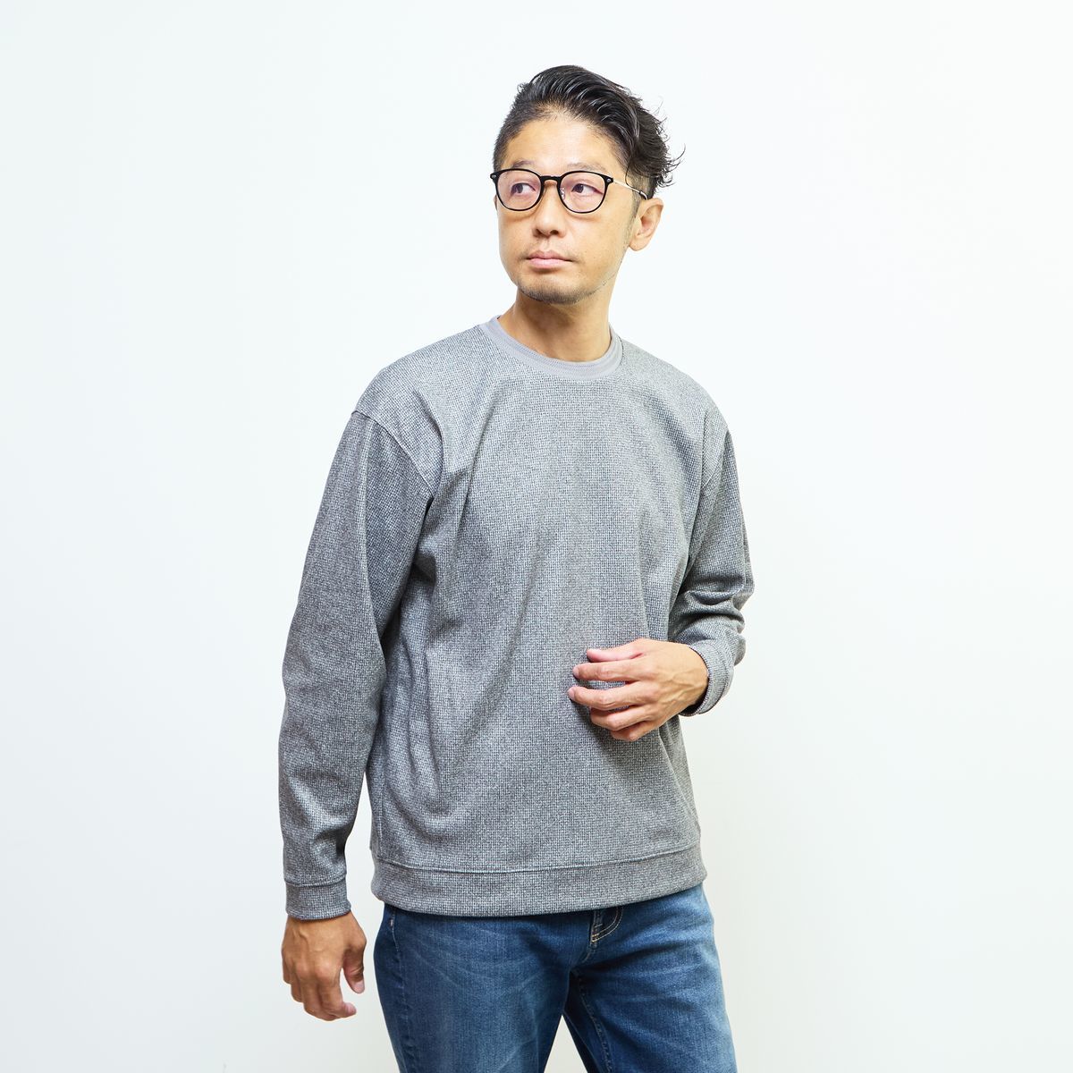 アクティブツィードチドリスウェットライクTシャツ/メンズメルローズ(MEN'S MELROSE)