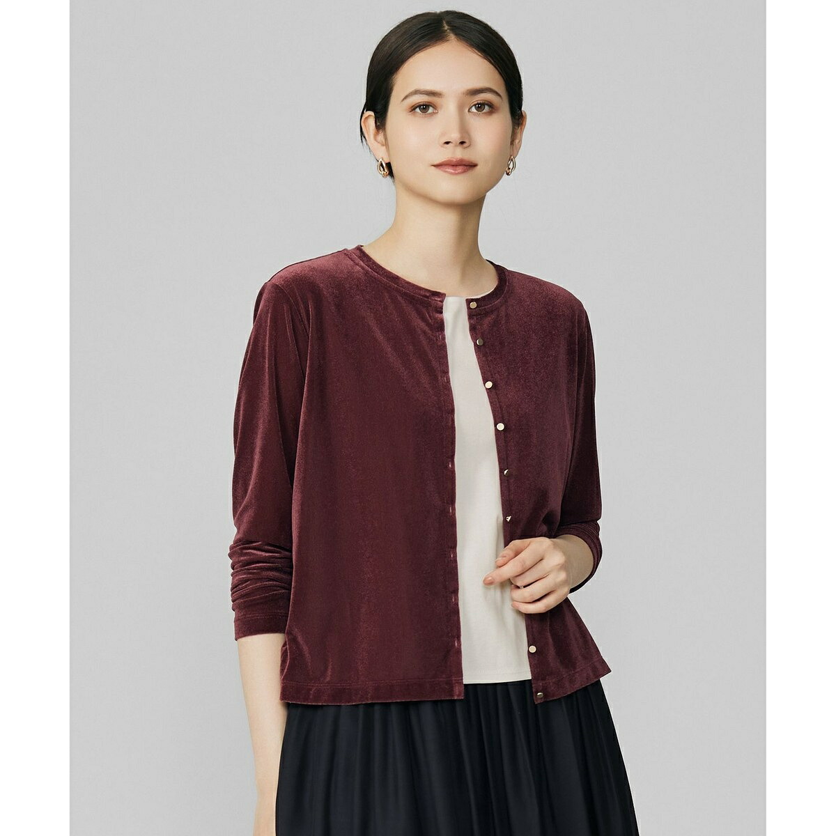 シアーベロア カーディガン／自由区（JIYU-KU）｜丸井（マルイ）店 7,896円
