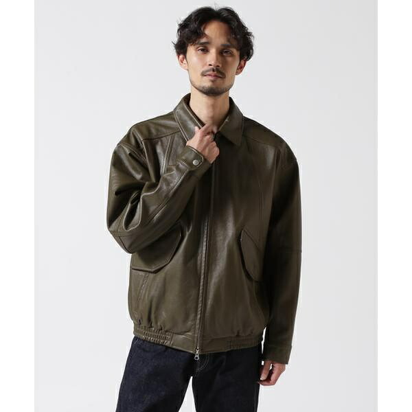 LEATHER CWU BLOUSON ／ なめし革 CWU 上衣／アヴィレックス（AVIREX）