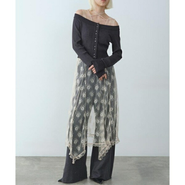 sensual lace flow dress／コードエー（CODE A）