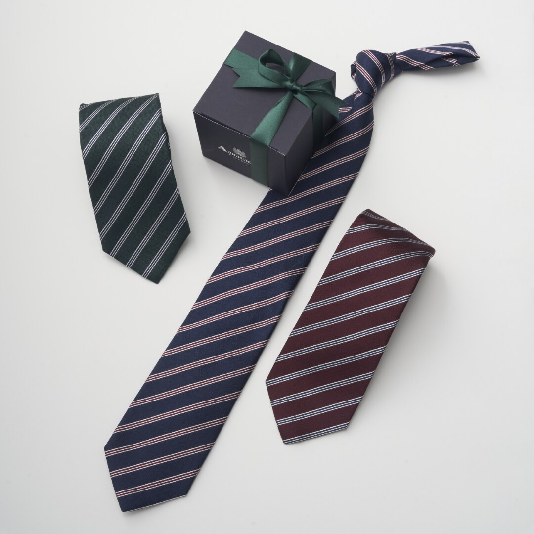 【ネクタイ】アクアスキュータム|ストライプ メランジ/アクアスキュータム(AQUASCUTUM)|丸井(マルイ)店