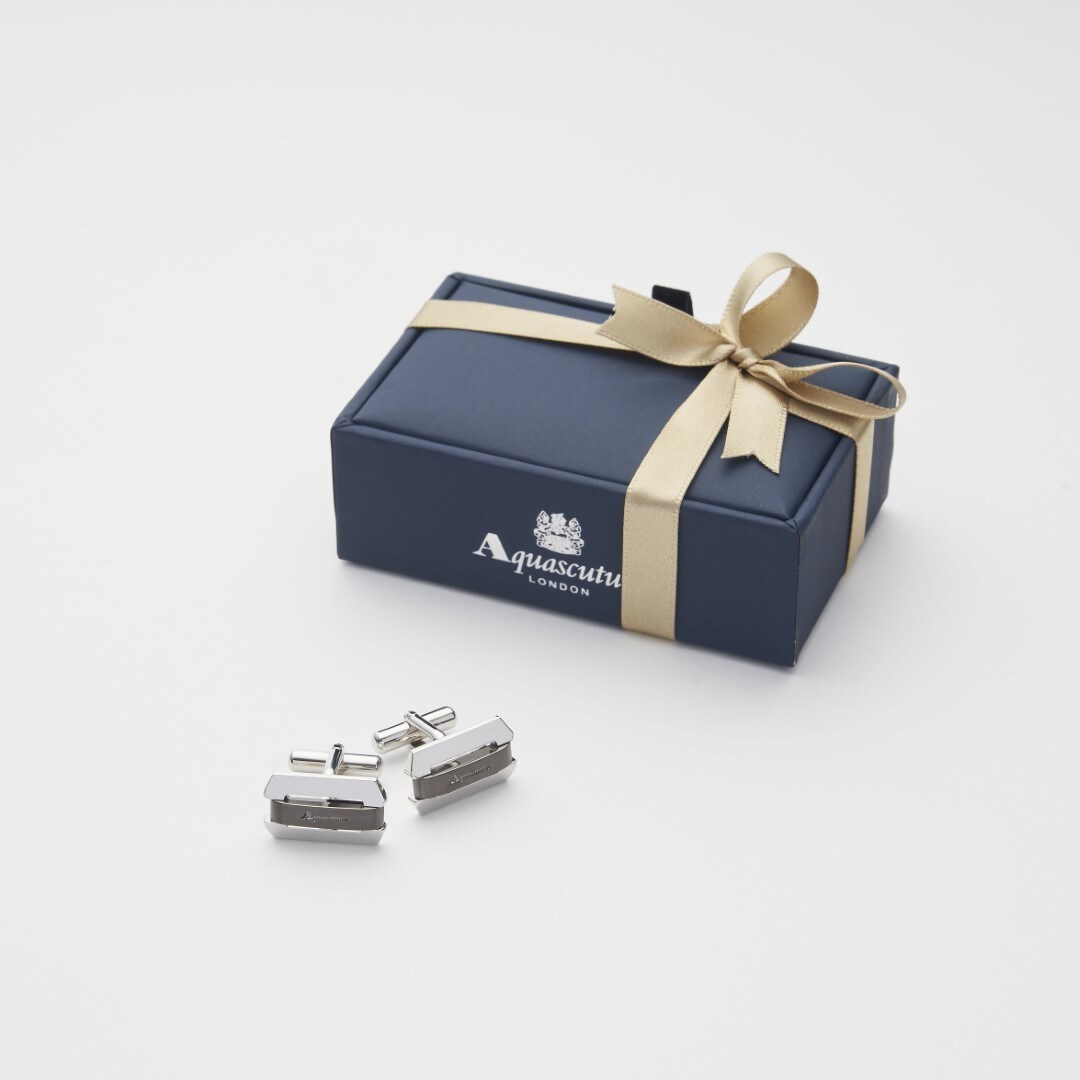 【カフス】アクアスキュータム｜2パーツコンビネーション／アクアスキュータム（AQUASCUTUM）