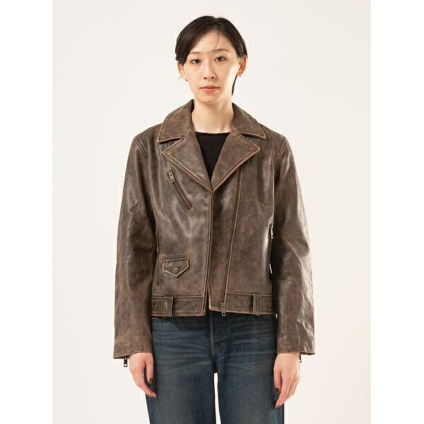 楽天市場】【SALE／50%OFF】レザーシェルパジャケット ブラック APERO