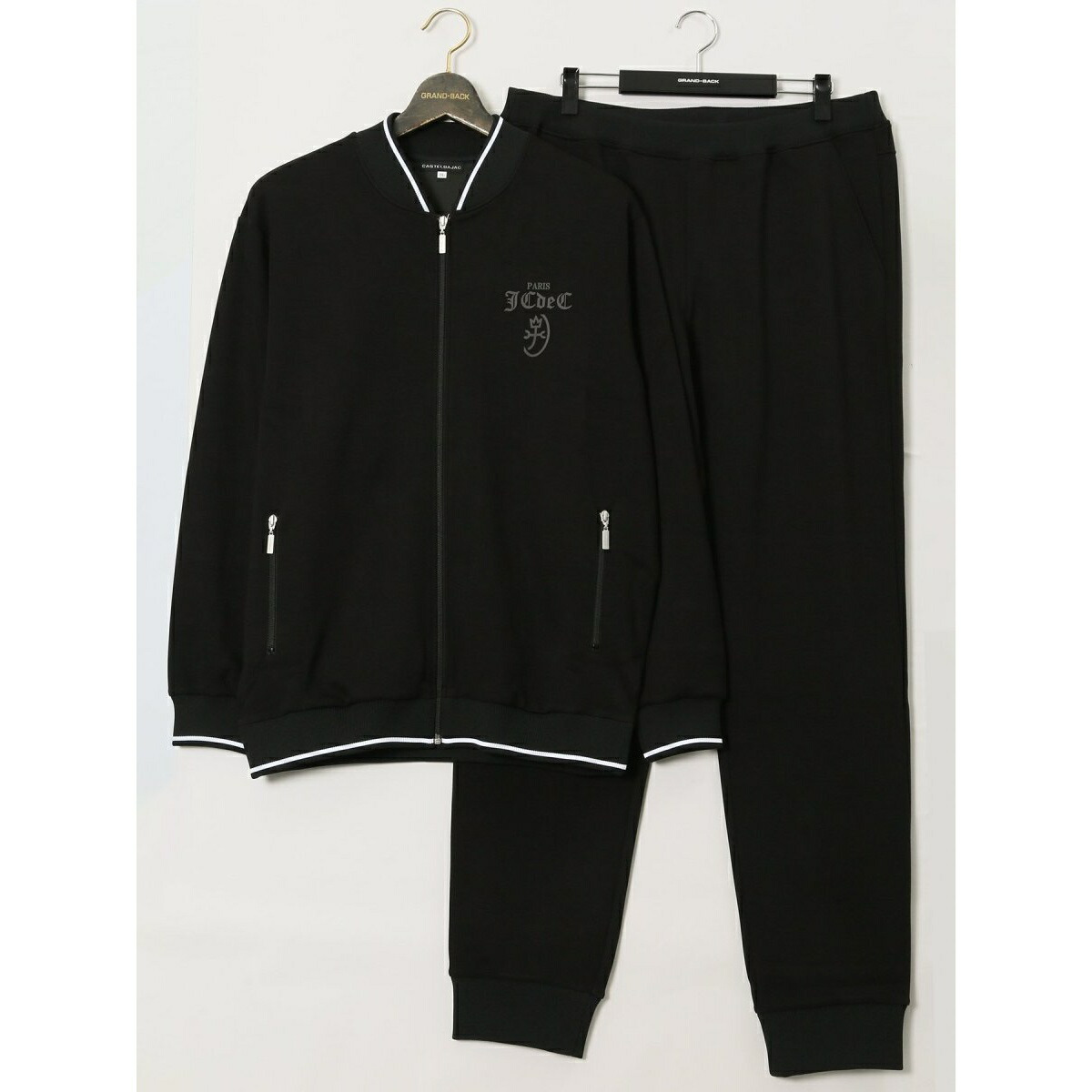 楽天市場】カステルバジャック/CASTELBAJAC サイドロゴ・ポリ上下