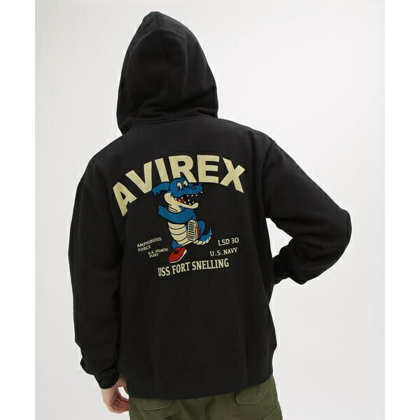 《WEB＆DEPOT限定》USS FORT SNELLING ZIPUP HOODIE／アヴィレックス（AVIREX）｜丸井（マルイ）店