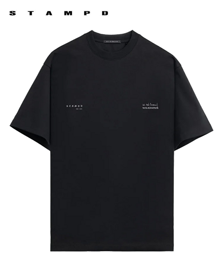 TATTOO RELAXED TEE / ブラック [SLA-M3966TE]／スタイライズ（STYLISE）