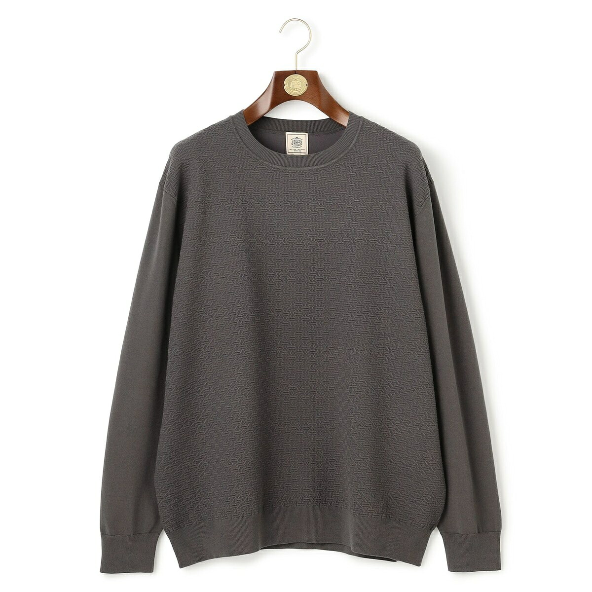 【KING SIZE】【ストレッチ / イージーケア】【FLEX YARN】クルーネック ニット／Ｊプレス（J.PRESS）