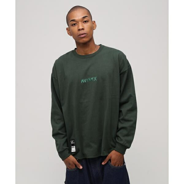 《WEB＆DEPOT限定》CORE LOGO L／S T-SHIRT／アヴィレックス（AVIREX）