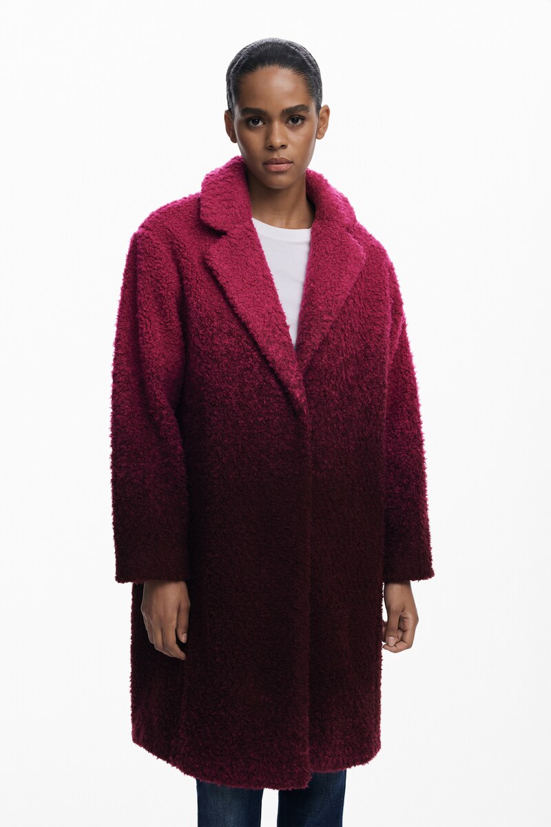 【5サイズ展開/XS/XL】グラデーションパイルコート／デシグアル（Desigual）