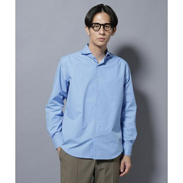 「N shirt」Anti Soaked(R)汗染み防止ホリゾンタルカラーシャツ長袖／ナノユニバース（NANO universe） 5,148円