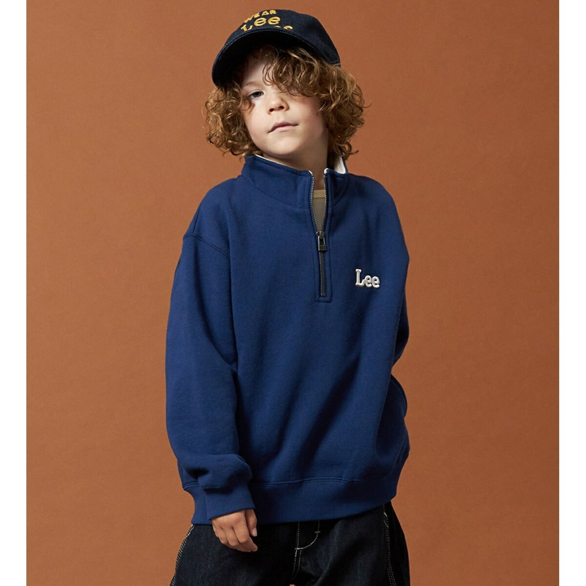 リー（Lee）/ハーフジップスウェット 裏起毛 04cf021-51804-01b.jpg