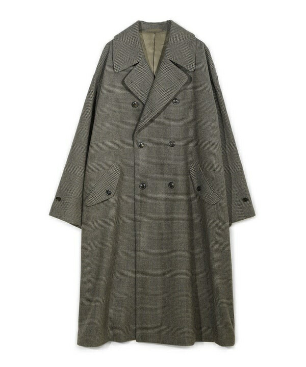 【50th Anniv . 菊池武夫】WOOL GLEN PLAID COAT／メンズビギ（MEN BIGI）