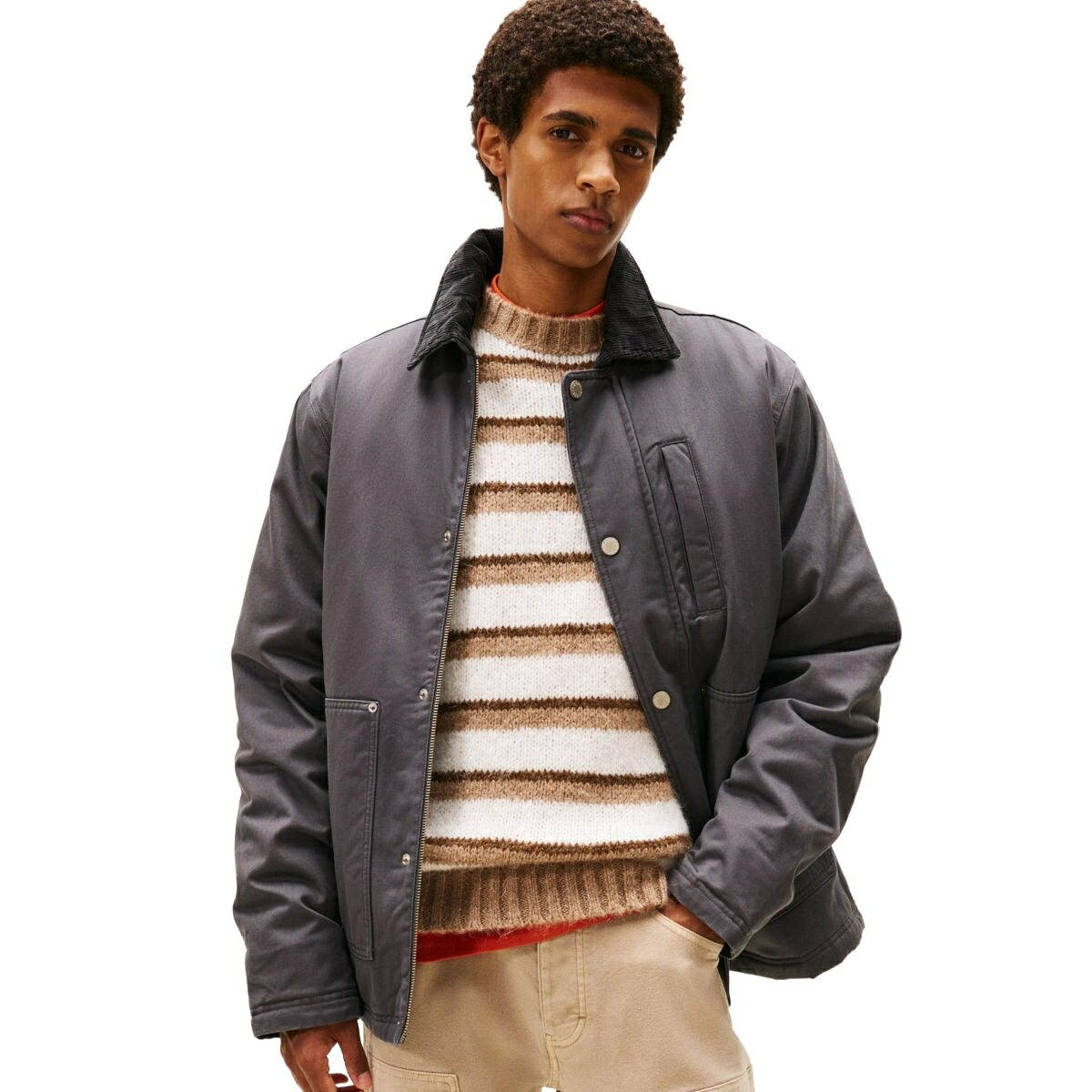 ツイルチョアジャケット／トミー ジーンズ（TOMMY JEANS） 13,589円