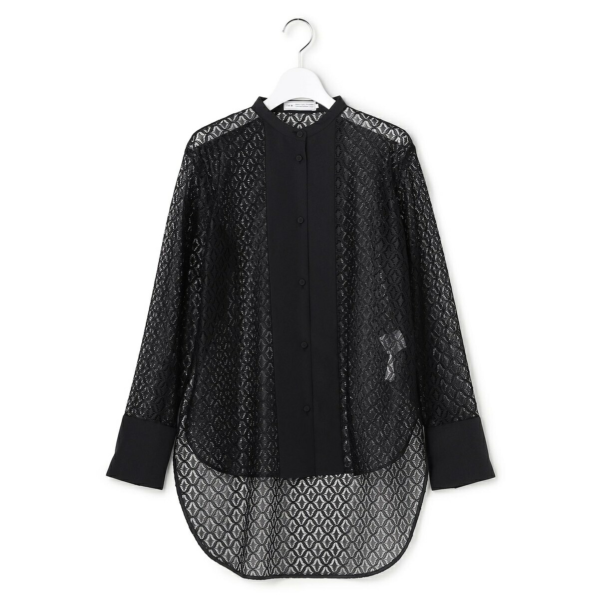 【WEB&一部店舗限定】SustainableLace バンドカラー ブラウス/ICB(ICB)|丸井(マルイ)店