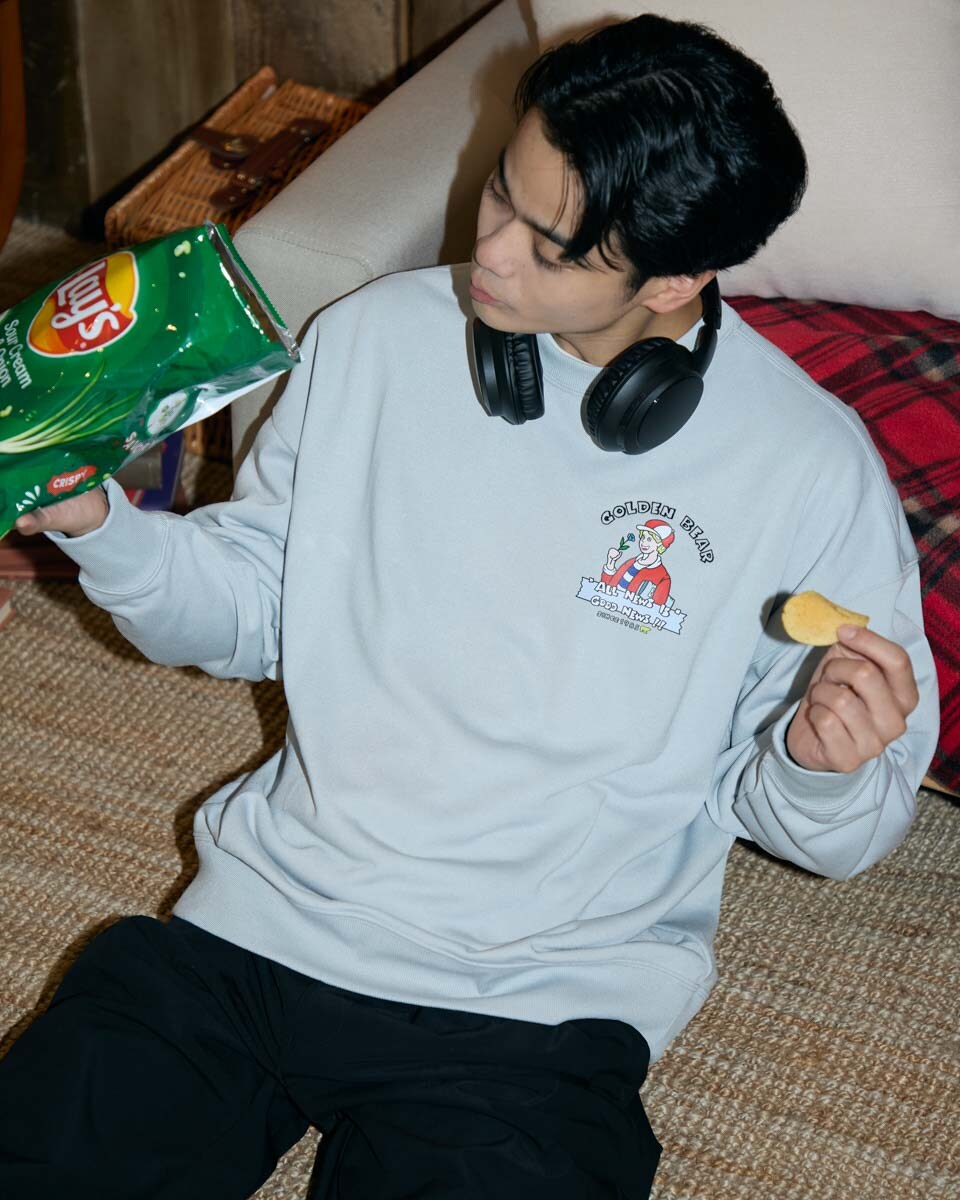 プリントスウェット/YUTAKA NOJIMAコラボレーション／ゴールデンベア（GOLDENBEAR）