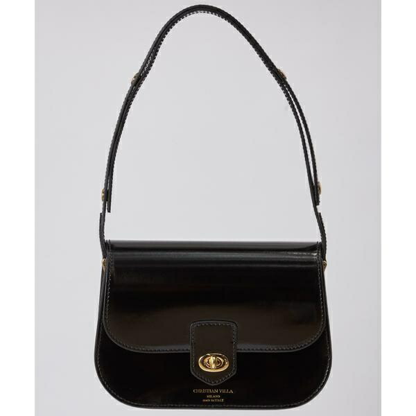《SUPERIOR CLOSET》フラップレザーショルダーバッグ《CHRISTIAN VILLA》／イネド（INED）