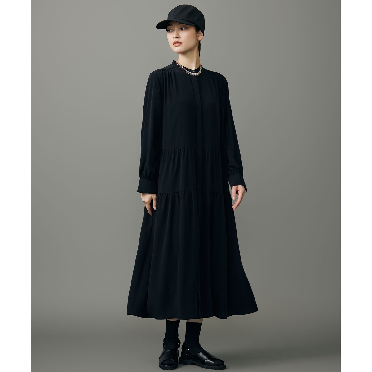 シルキータッチティアード ドレス／自由区（JIYU-KU）｜丸井（マルイ）店