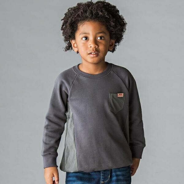 楽天市場】(KP)troislapins(トロワラパン)ビッグカラートレーナー(140