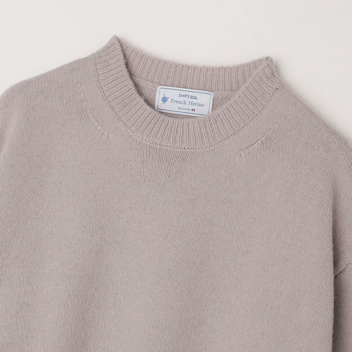 SHIPS any: French Merino ウール クルーネック ニット◇／シップス エニィ（SHIPS any）