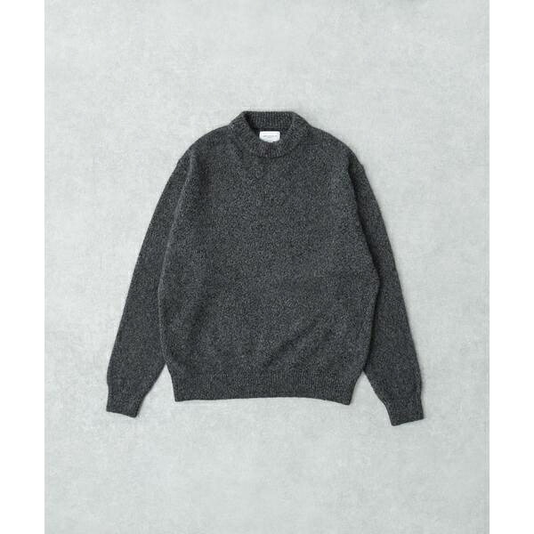 new basic　CASHMERE SILK MOULINE CREW-NECK KNIT／アーバンリサーチ（URBAN RESEARCH）