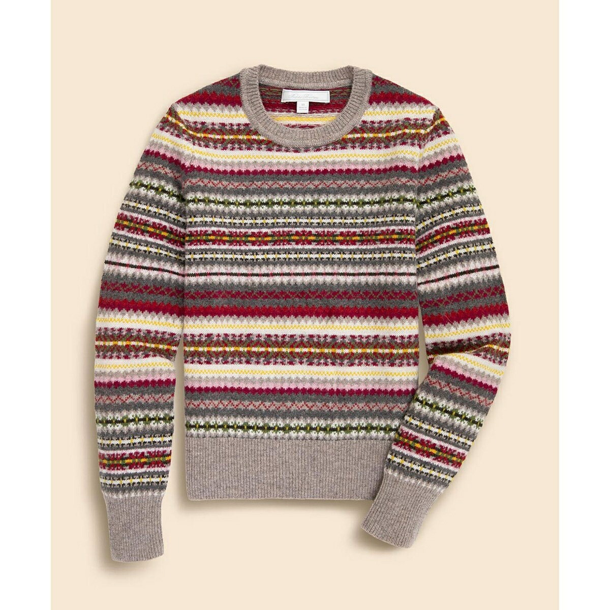 ラムズウール　フェアアイル　クルーネックセーター／ブルックスブラザーズ（Brooks Brothers）