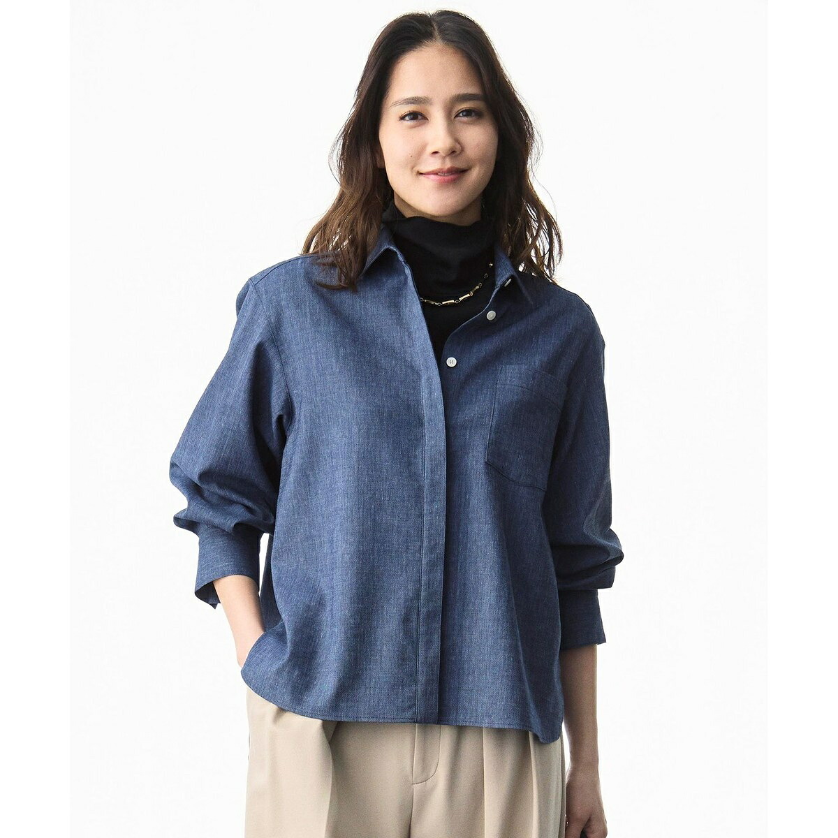 【SHIHOさん着用・着回し抜群】シアーツイストインナー トップス／自由区（JIYU-KU）｜丸井（マルイ）店