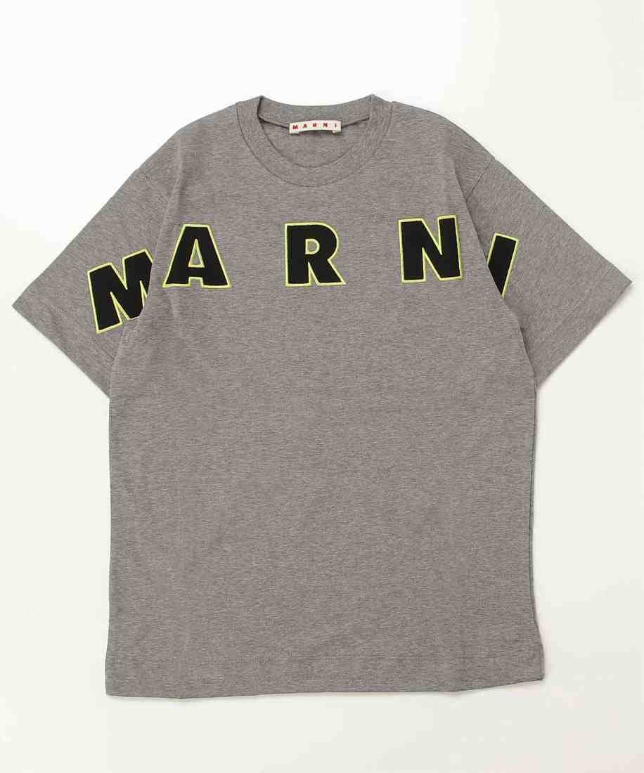 MARNI(マルニ)Kids ＆ Junior ブランド名ロゴタイプ半袖プルオーバーカットソー／マルニ（marni）
