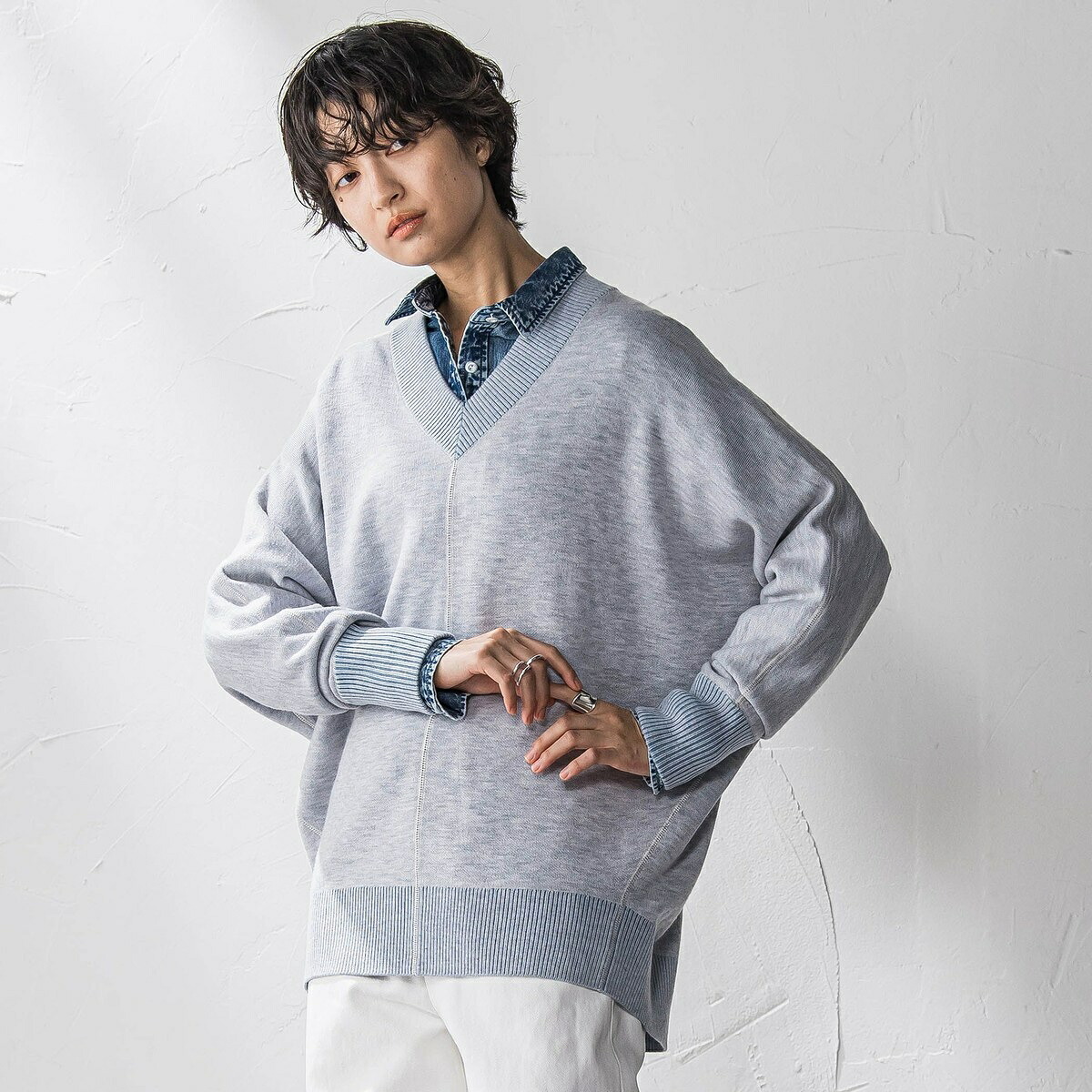 【新色追加】今日の気分で着回せるリバーシブルニット≪手洗い可能≫/メイソングレイ(MAYSON GREY)|丸井(マルイ)店
