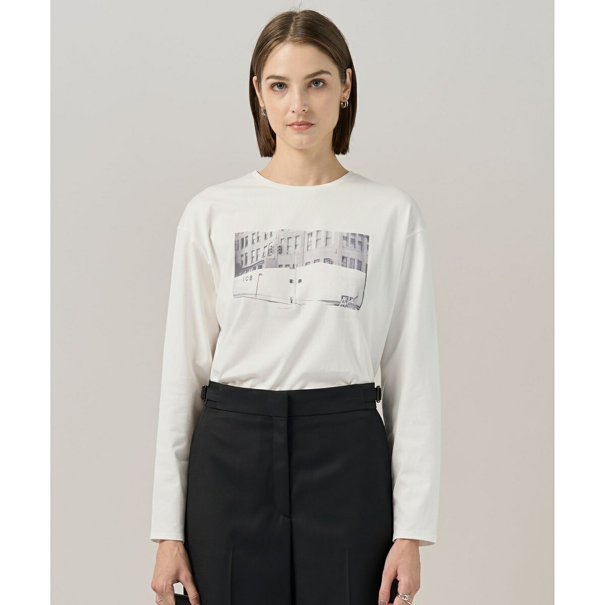 【30th ANNIVERSARY】New Yorkフォトプリント ロングスリーブTシャツ／ICB（ICB）