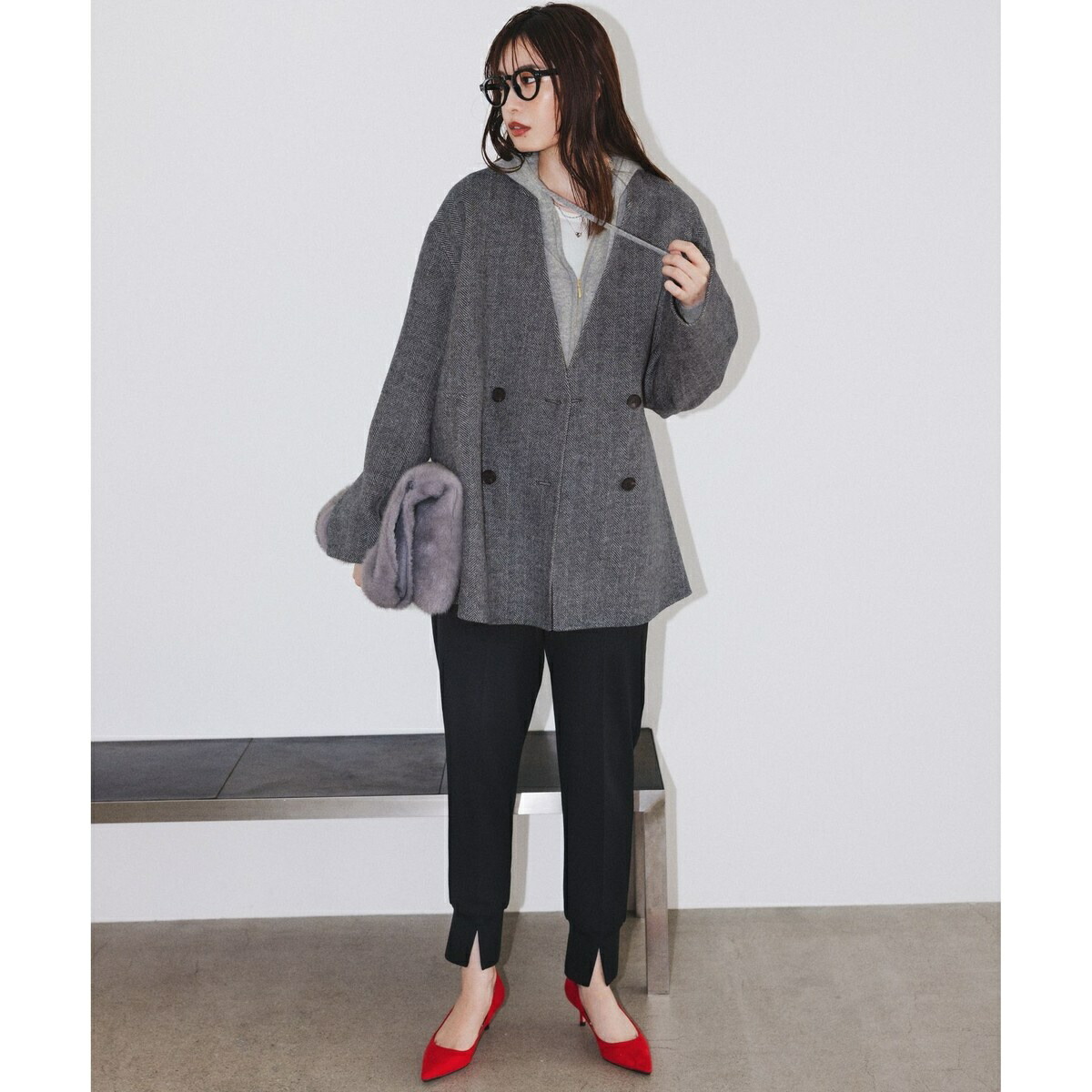 新品タグ付き ROBE de PEAU ローブデポー 今季 ロングコート 楽天市場】ROBE de PEAU ローブデポー スタンドカラーコート r059