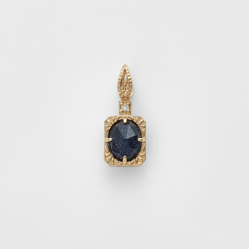 楽天市場】K10クォーツ／ラブラドライトチャーム／アガット（agete