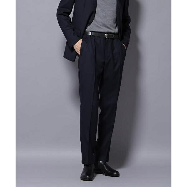 「N TROUSERS PREMIUM」RENU(R)ウール混洗えるサキソニーパンツ(セットアップ可／ナノユニバース（NANO universe）