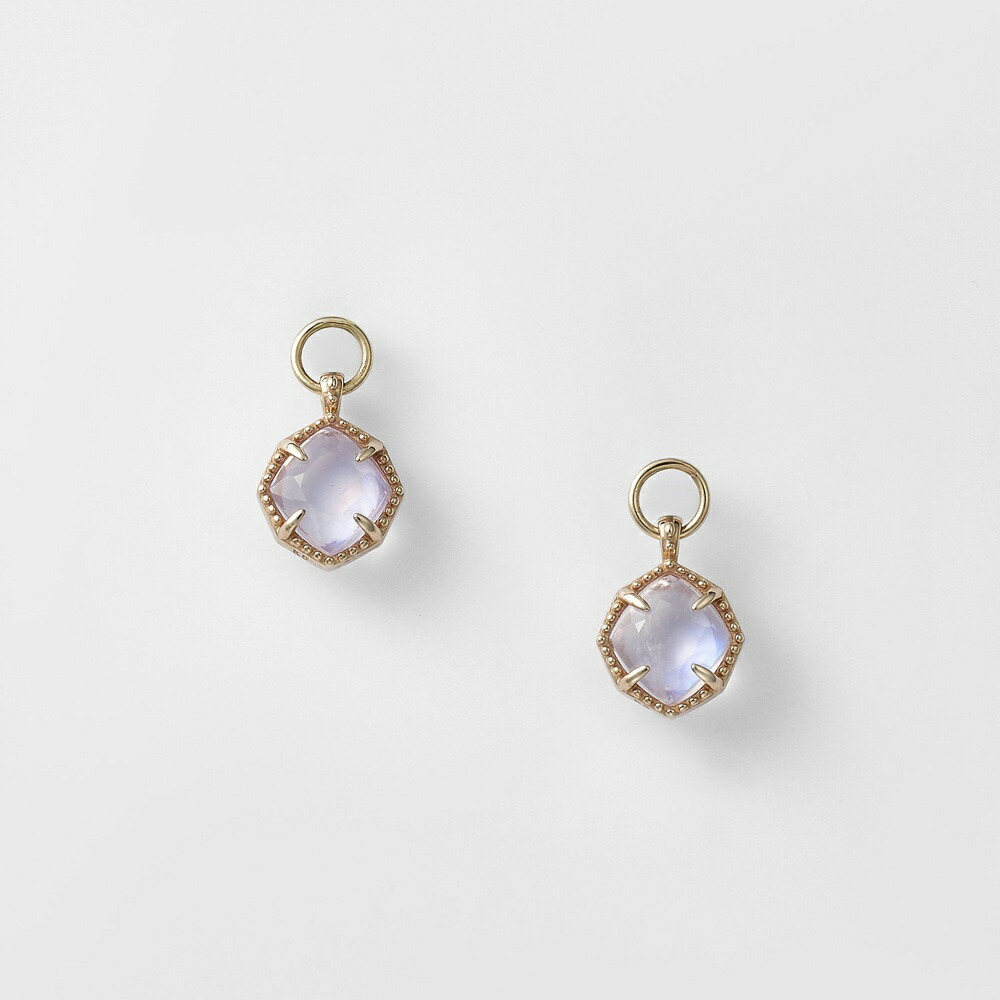 楽天市場】K10クォーツ／ラブラドライトチャーム／アガット