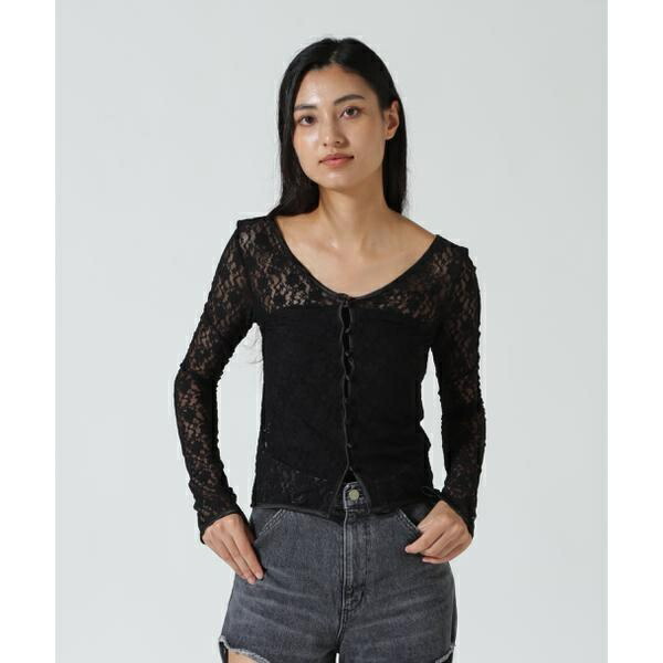 MITSUKI／ミ仕合わせ／LACE V NECK TOPS／ロイヤル閃光電球（ROYAL FLASH）