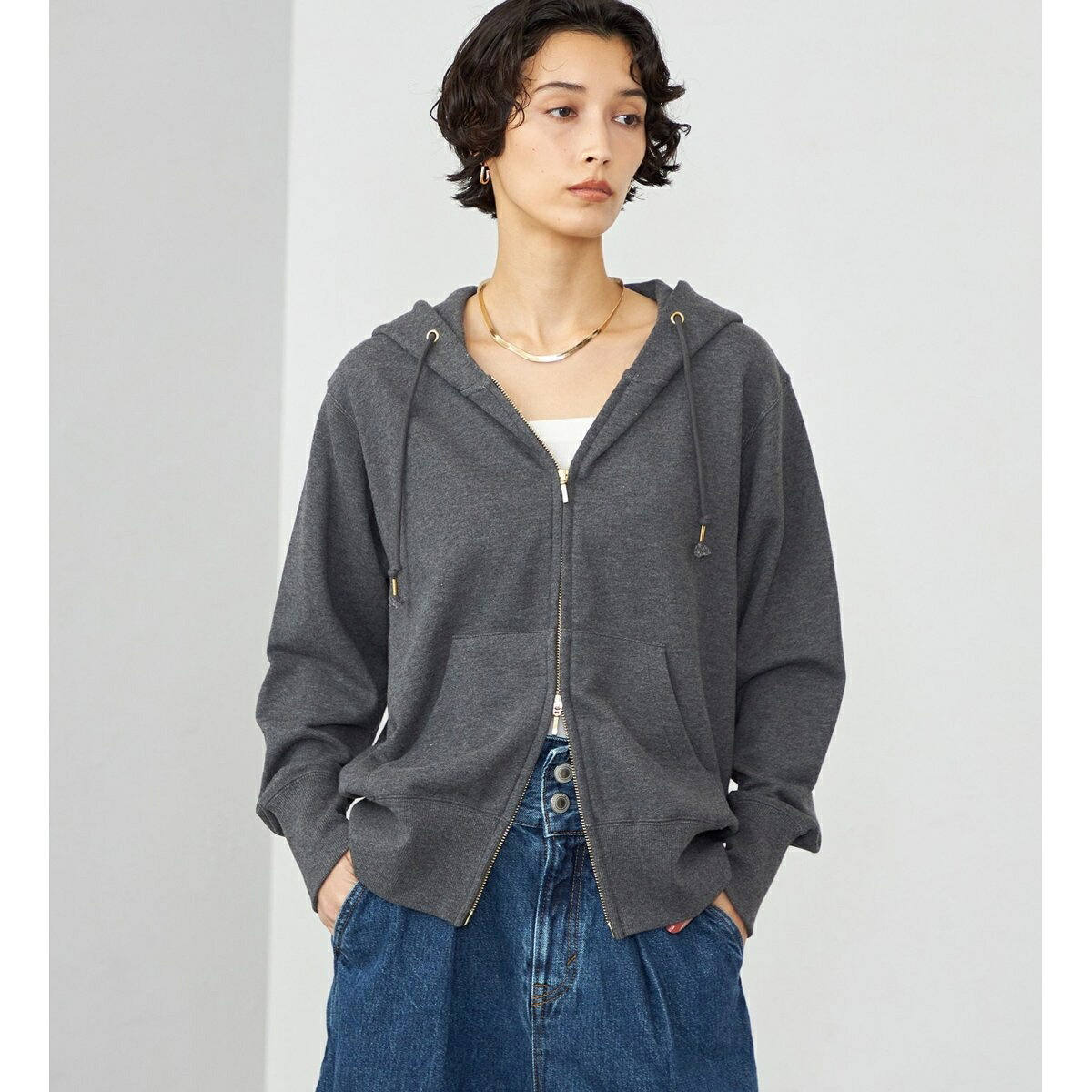 【百貨店・直営店限定】SOMETHING ジップアップパーカー／サムシング（SOMETHING）