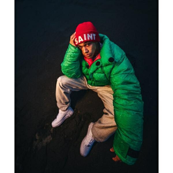 SAINT MICHAEL／セントマイケル／DOWN JACKET／GREEN／ロイヤルフラッシュ（ROYAL FLASH）