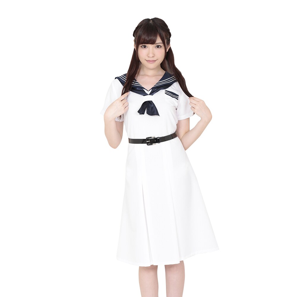 【ハロウィン】コスプレ BeWith 学校制服type コバノミツバツツジ M サイズ ホワイト／BeWith（BeWith）