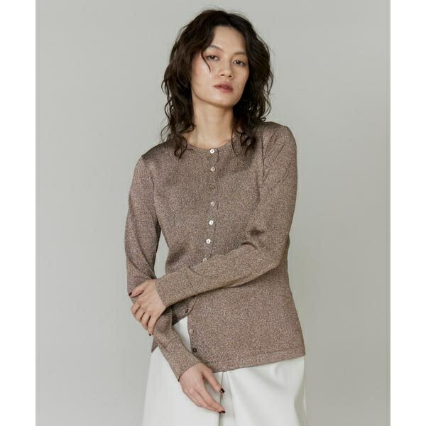 アシンメトリーラメカーディガン／ラベイユ バイ スーペリアクローゼット（la veille by SUPERIOR CLOSET） 14,784円