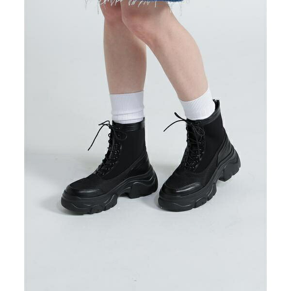 《直営店限定》LACE UP PLATFORM BOOTS/レースアッププラットフォームブーツ/アヴィレックス(AVIREX)|丸井(マルイ)店
