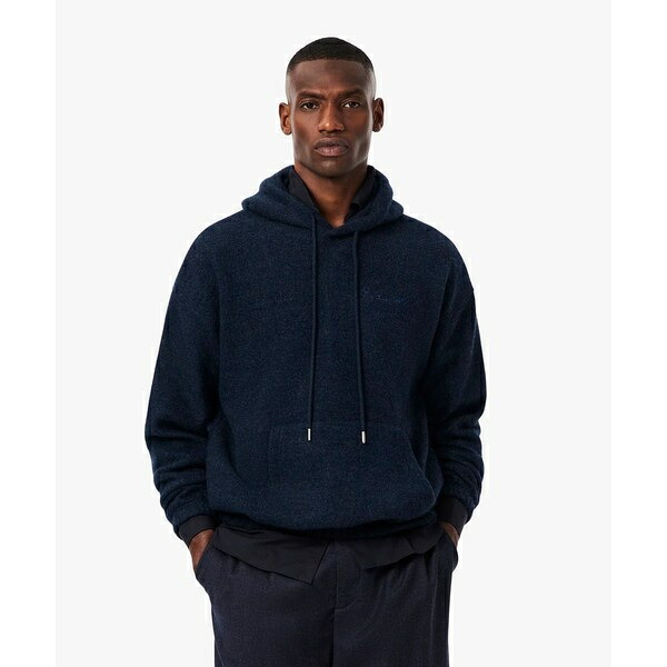 ダブルフェイスルーズフィットフーディー メランジ プルオーバーパーカー／ラコステ（LACOSTE）｜丸井（マルイ）店