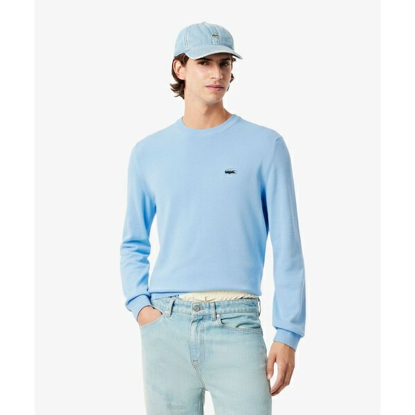ランドスケープワニロゴコットンニットセーター/ラコステ(LACOSTE)|丸井(マルイ)店