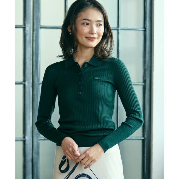 3Dニッティングメリノウールポロセーター／ラコステ（LACOSTE）