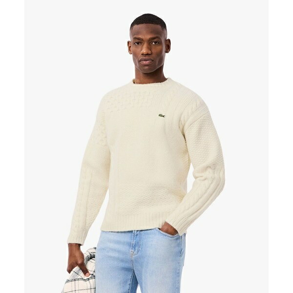 ミックスニッティング ウールニットセーター／ラコステ（LACOSTE）｜丸井（マルイ）店 15,092円