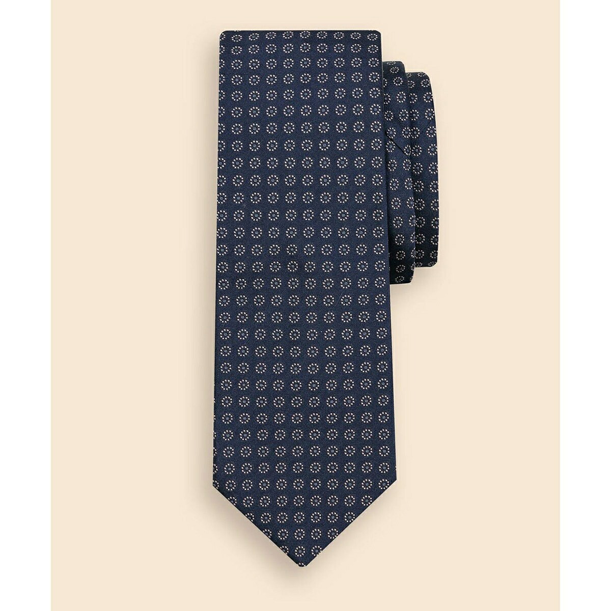 シルク／コットン　２トーンフラワー　ジャカードタイ セレモニー／ブルックスブラザーズ（Brooks Brothers）