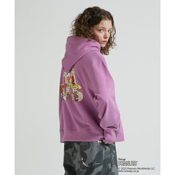 《AVIREX × PEANUTS》PULLOVER PARKA ／ ティーシャツパーカー ／ ピー／アヴィレックス（AVIREX）