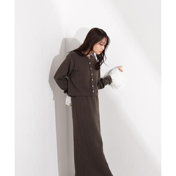 楽天市場】フォルムニットカーデセットアップ／エヌ ナチュラル